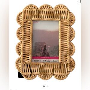 Brand New Ashland wicker picture frame